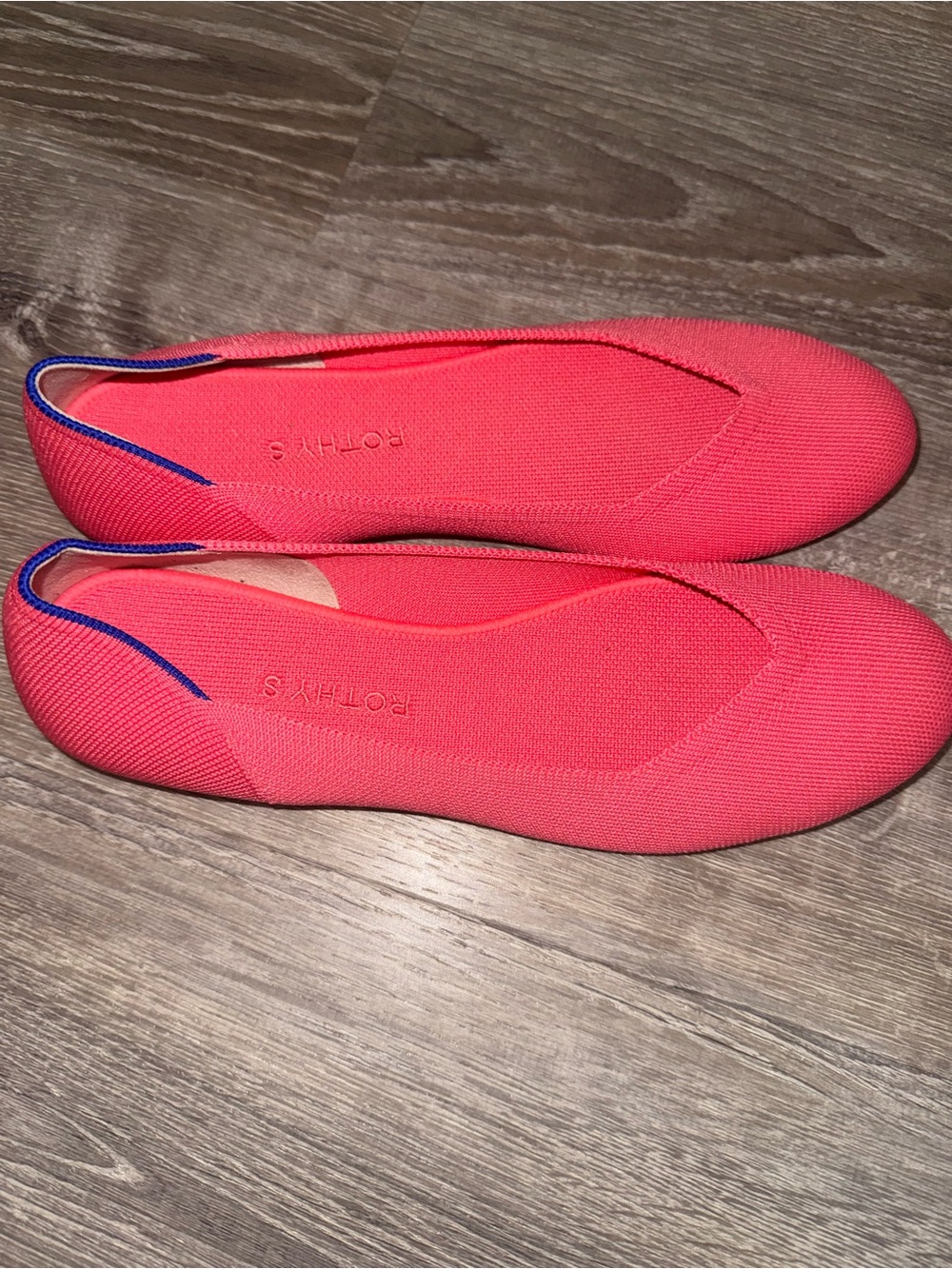 Rothy’s The Flat Ballet Flats Salmon Pink 12